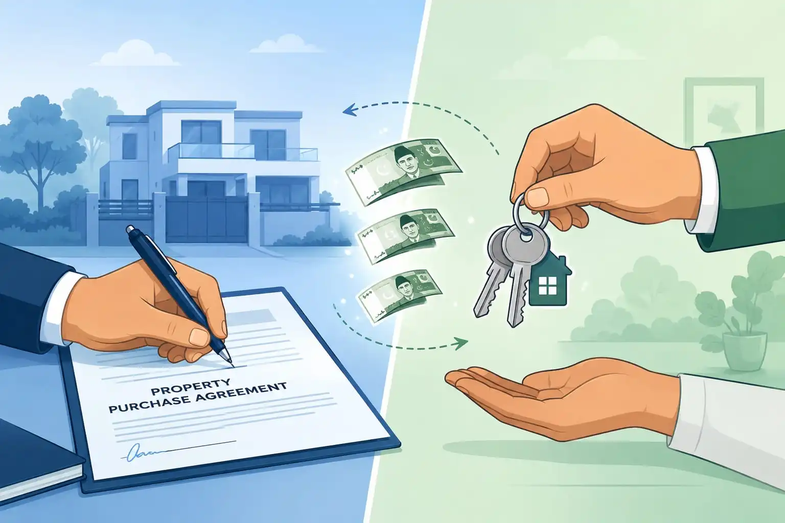 Overview chart of different property tax types in Pakistan